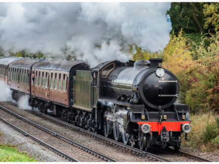 Steam train on Weardale Railway